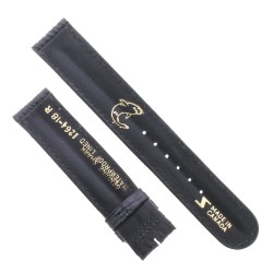 Cinturino Sartoriale Squalo Nero Opaco 18/18 mm B50N doppia bombatura 2