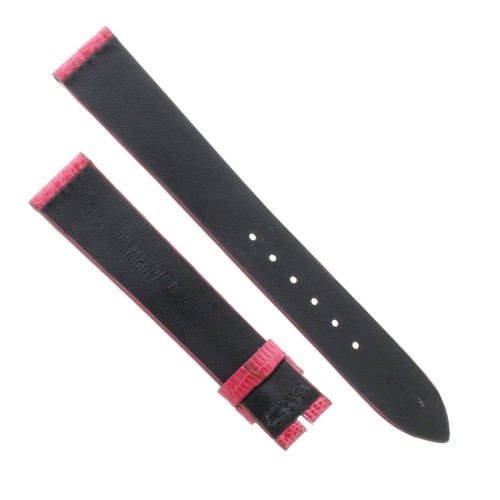 Cinturino Sartoriale Lucertola Tejus Rosa Fuxia Lucido 16/14 mm B25N forma classica