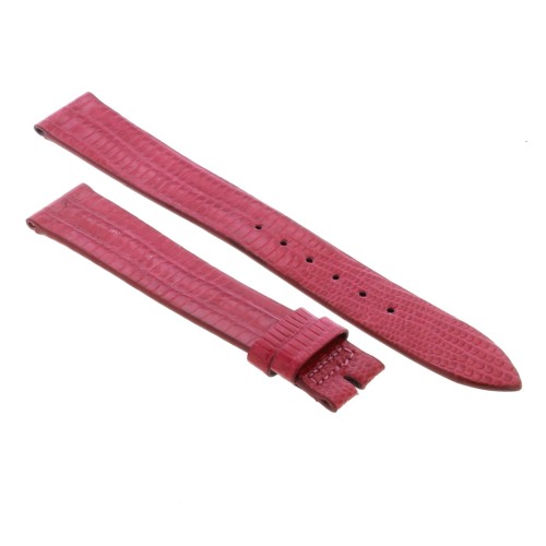 Cinturino Sartoriale Lucertola Tejus Rosa Fuxia Lucido 16/14 mm B25N forma classica