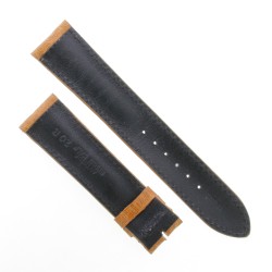 Cinturino Sartoriale Pelle Vitello Marrone Sfumato Opaco 20/18 mm B50N 2