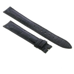AUDEMARS PIGUET Cinturino Alligarore Nero lucido cucito misure 16/14 mm  spessore 3 mm 2