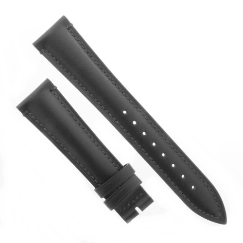 Cinturino Pelle Cuoio Inglese Nero opaco 22/18 mm B45B classico