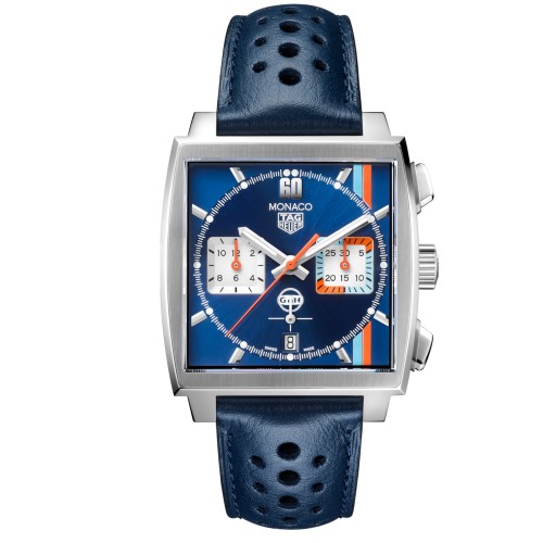 TAG HEUER MONACO CBL2115.FC6494 GULF Special Edition Cronografo Automatico Blu Calibro Heuer 02.