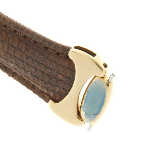 Zenith Cinturino Lucertola Accademy  Marrone con attacchi cassa e chiusura deployante acciaio PVD 17/14 mm