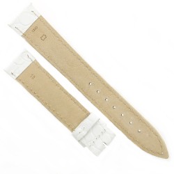 Cinturino Stampa Alligatore Bianco opaco 18/16 mm classico 2