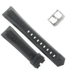 Tag Heuer Cinturino Aquaracer FT8010 FA Caucciù Nero  20/18 mm BT0710 2