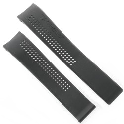 Tag Heuer Cinturino Caucciù FT6007 Nero misure 20/18 mm sottile per Carrera