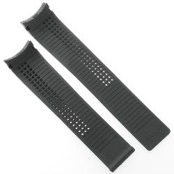 Tag Heuer Cinturino Caucciù FT6007 Nero misure 20/18 mm sottile per Carrera 2