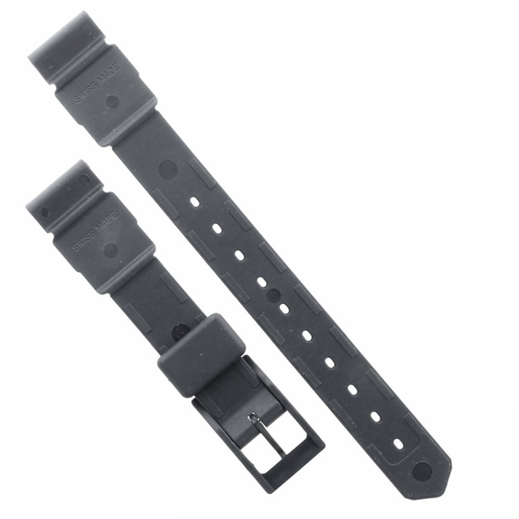 Tag Heuer Cinturino Formula 1 prima edizione 1985 (Ladies) in plastica Nero - black plastic strap  BS0481