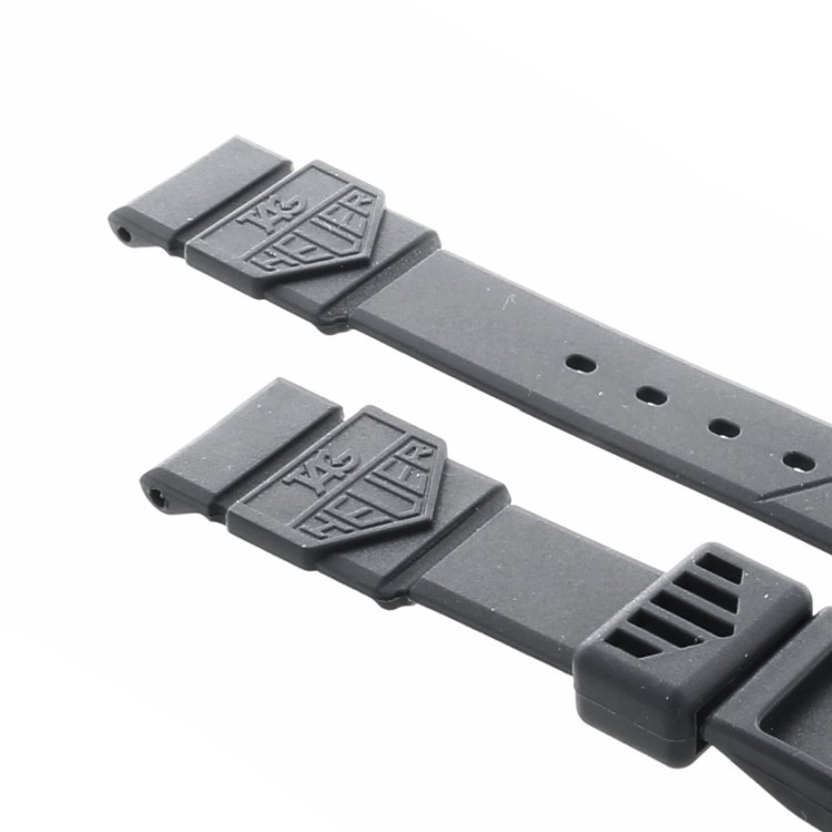 Tag Heuer Cinturino Formula 1 prima edizione 1985 (Ladies) in plastica Nero - black plastic strap  BS0481
