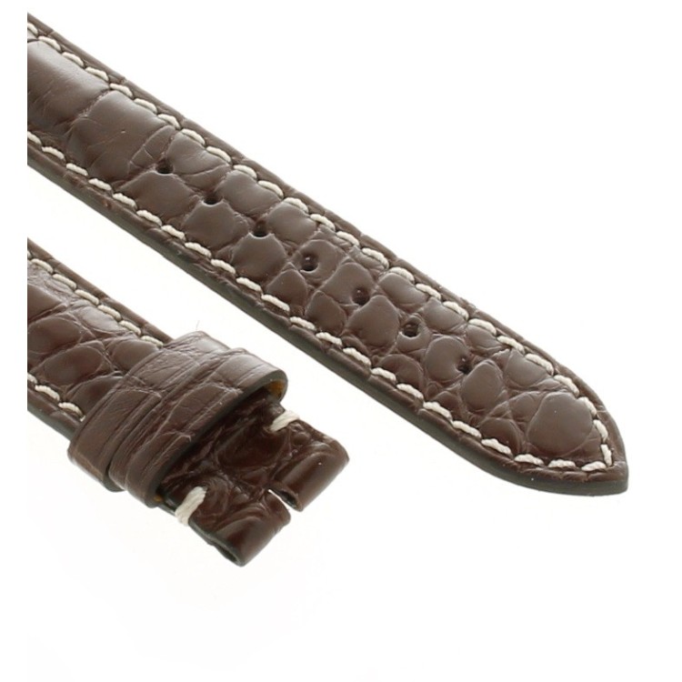 Longines Cinturino Alligatore L682101351 Marrone testa di Moro 14 /14 mm