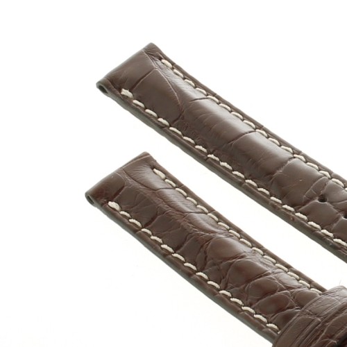Longines Cinturino Alligatore L682101351 FA Marrone testa di Moro 14/14 mm