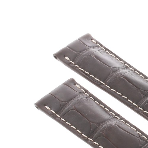 Longines Cinturino Alligatore L682109818 FR Marrone Opaco 21/18 mm