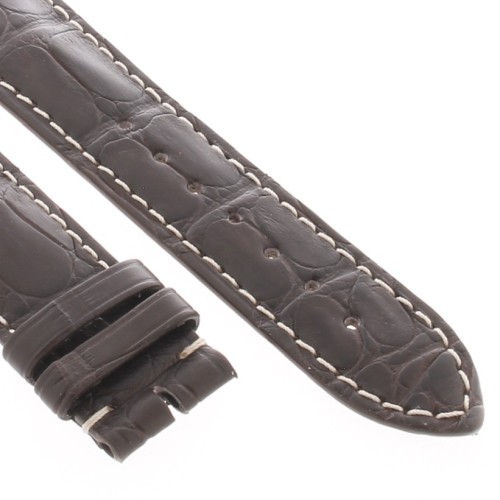 Longines Cinturino Alligatore L682109818 FR Marrone Opaco 21/18 mm