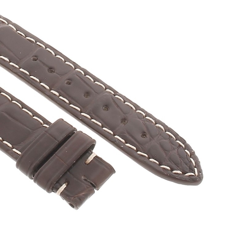 Longines Cinturino Alligatore L682135761 FDA Marrone Opaco 15/14 mm
