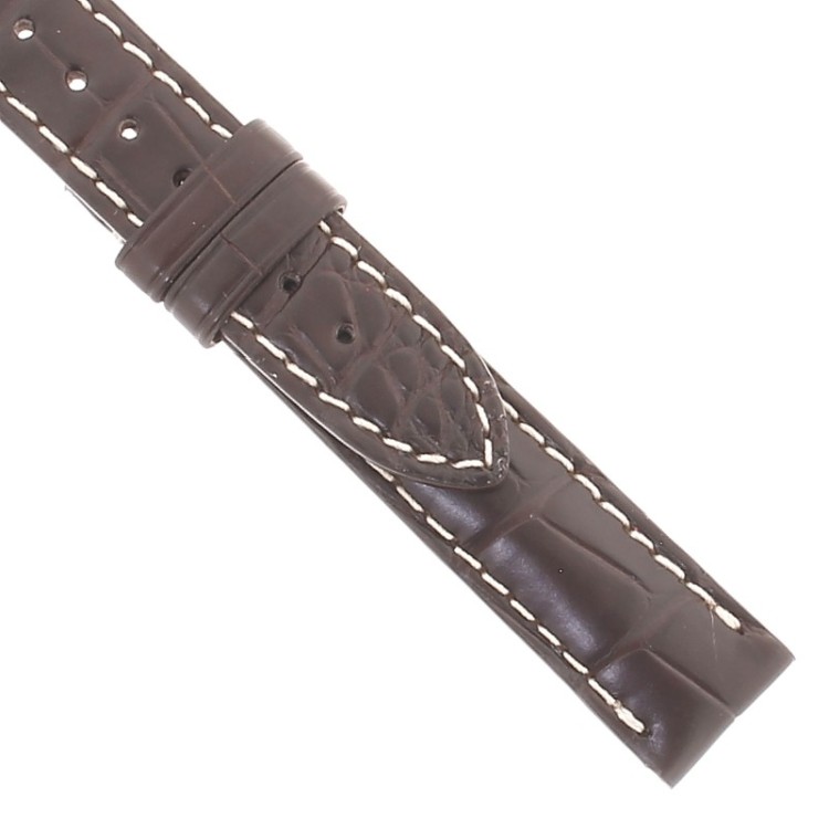 Longines Cinturino Alligatore L682135761 FDA Marrone Opaco 15/14 mm
