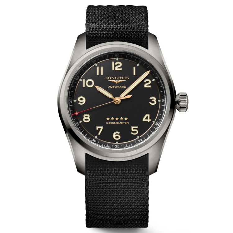 LONGINES SPIRIT L3.811.1.53.2 Titanio 42 mm Automatico Nero.