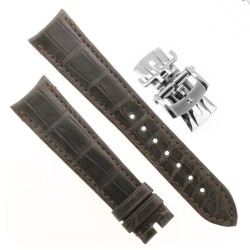 Zenith Cinturino 27.00.2118.498 FDA Alligatore Marrone opaco 21/18 mm con deployante