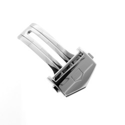 Tag Heuer Chiusura Deployante FC5096 20 mm, acciaio, finitura lucida, Carrera WBN2012 e simili.