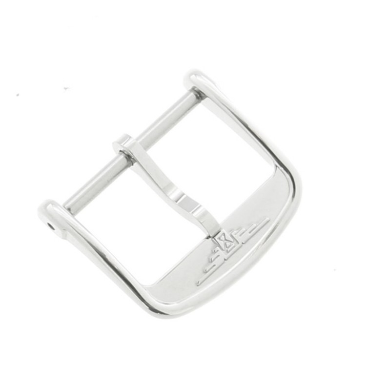 Longines Fibbia ardiglione acciaio - steel pin buckle 12 mm