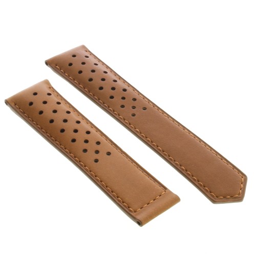Tag HeuerCinturino Carrera FC6537 Pelle Marrone con fori 22/20 mm Cronografo CBN2A1