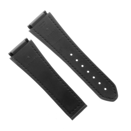 Zenith Cinturino 27.00.2218.584 Alligatore Blu opaco interno caucciù 22/18 mm