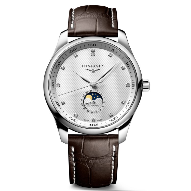 LONGINES MASTER COLLECTION L2.919.4.77.3 Fasi Lunari Automatico 42 mm.