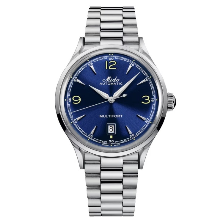 MIDO Multifort Powerwind M040.407.11.047.00 Blu Automatico in Acciaio 40 mm Blu.