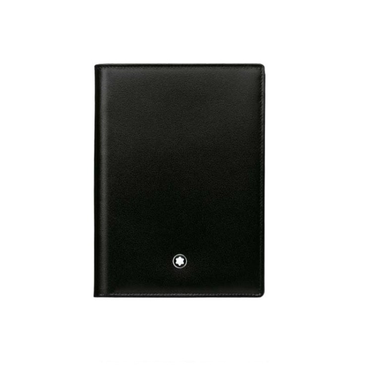 Meisterstuck MONTBLANC Portafoglio Verticale 130074 7cc ID Card Nero.