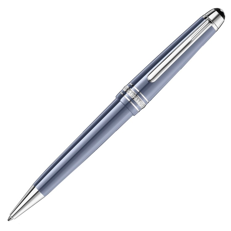MONTBLANC Glacier Blue MEISTERSTÜCK 129395 Penna a sfera Midsize resina Blu.