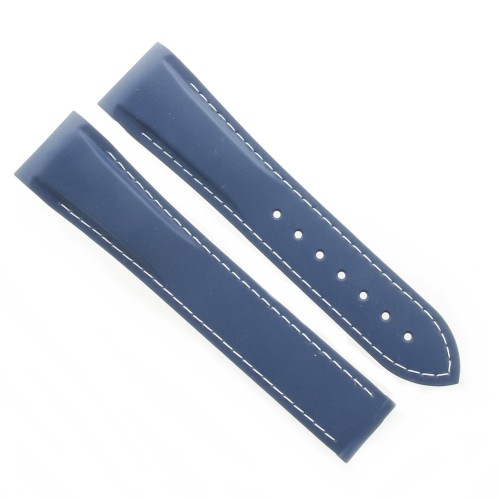 OMEGA cinturino caucciù blu 22/20 mm Seamaster Planet Ocean II 600mt 45,5 cal 9300,  232.92.46, 232.32.46