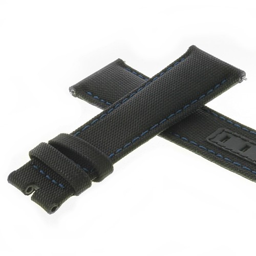 Longines Cinturino Sintetico Nero 21/18 mm per collezione Spirit  40mm L3.810.2.99.2