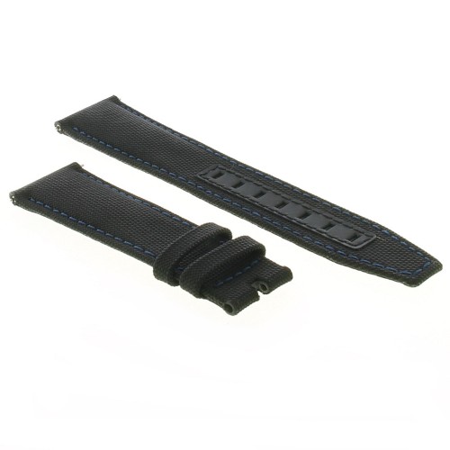 Longines Cinturino Sintetico Nero 21/18 mm per collezione Spirit  40mm L3.810.2.99.2