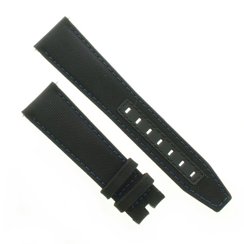 Longines Cinturino Sintetico Nero 21/18 mm per collezione Spirit  40mm L3.810.2.99.2