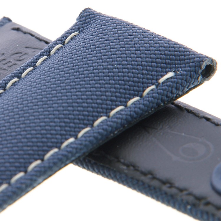 OMEGA cinturino tela Cordura Blu 20/16 Speedmaster 310.32.42  Silver Snoopy Award