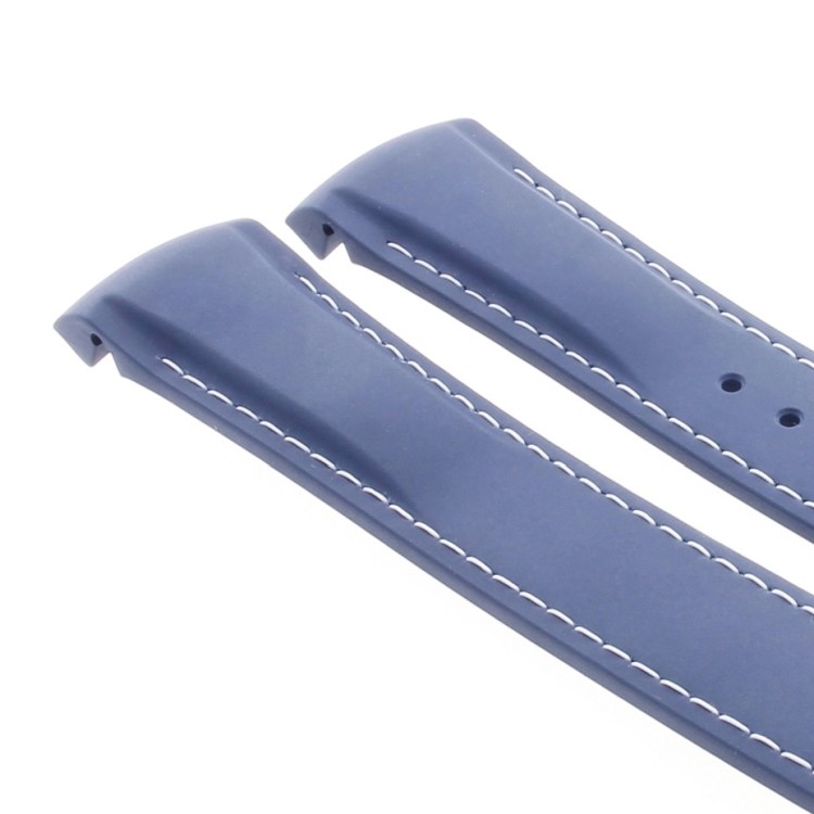 OMEGA cinturino caucciù blu 22/20 mm Seamaster Planet Ocean II 600mt 45,5 cal 9300,  232.92.46, 232.32.46