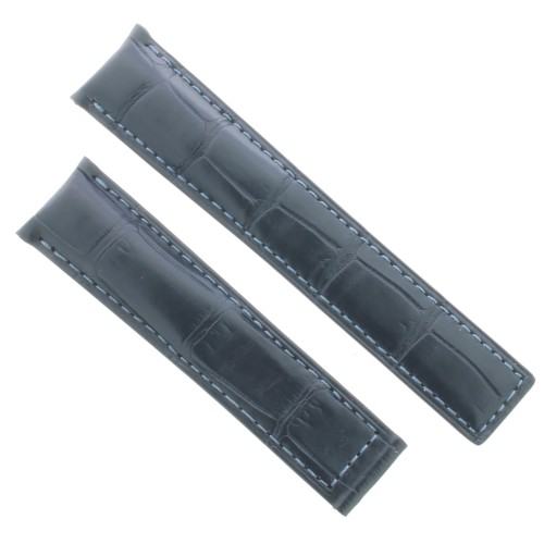 Tag Heuer Cinturino Alligatore FC6292 Blu Opaco 20/18 per Carrera