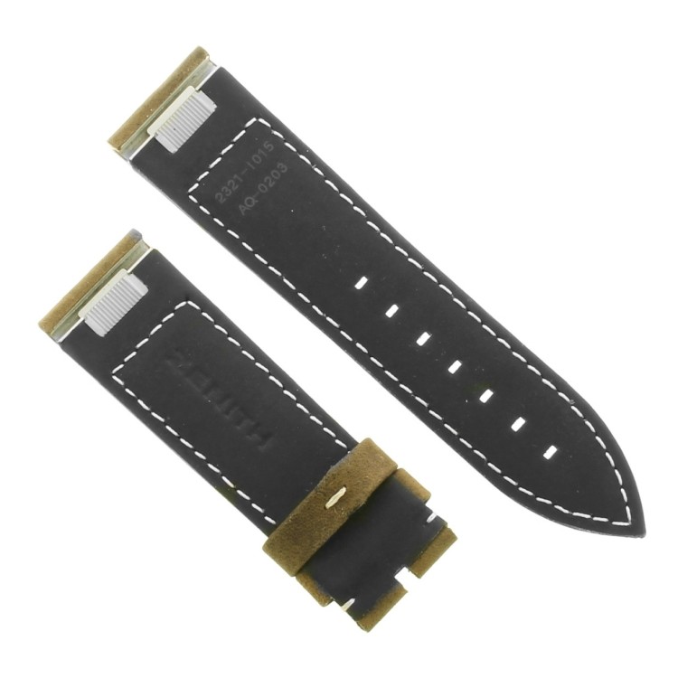 Zenith Cinturino Pelle Nubuck verde oily interno Caucciù 23/21 mm Pilot Type 20 El Primero 29.2430.4069