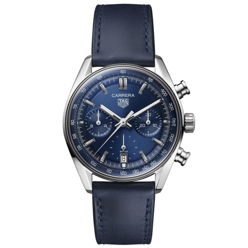 TAG HEUER CARRERA Cronografo CBS2212.FC6535 Blu 39 mm Acciaio.