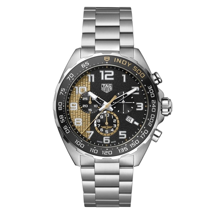 TAG HEUER FORMULA 1 X INDY 500 CAZ101AU.BA0842 Cronografo al Quarzo 43 mm Nero. Arabi