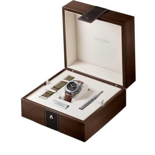 LONGINES Heritage Avigation L2.838.4.53.9 Cronografo 43 mm Automatico.