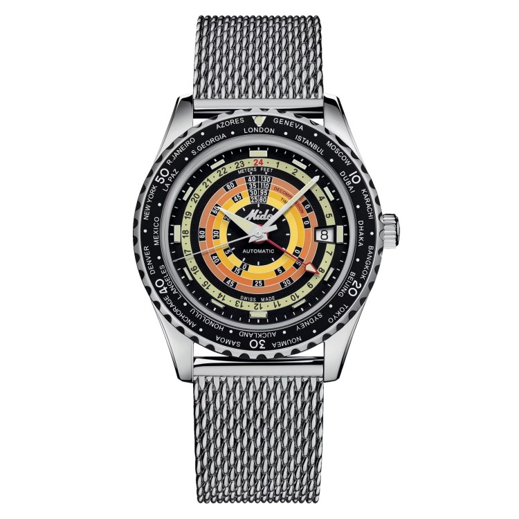MIDO Ocean Star Decompression World Timer M026.829.17.051.00 Automatico 40,5 mm Nero
