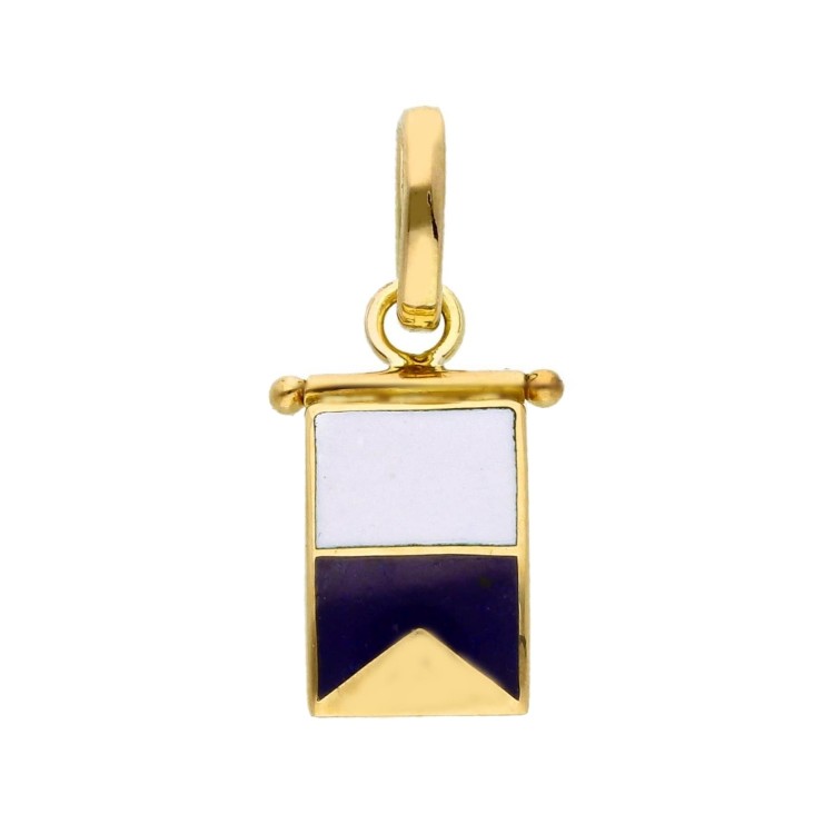 Iniziale Iniziale A Codice Nautico Oro 18 kt