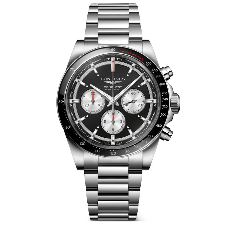 LONGINES CONQUEST L3.835.4.52.6 Cronografo 42 mm Automatico.