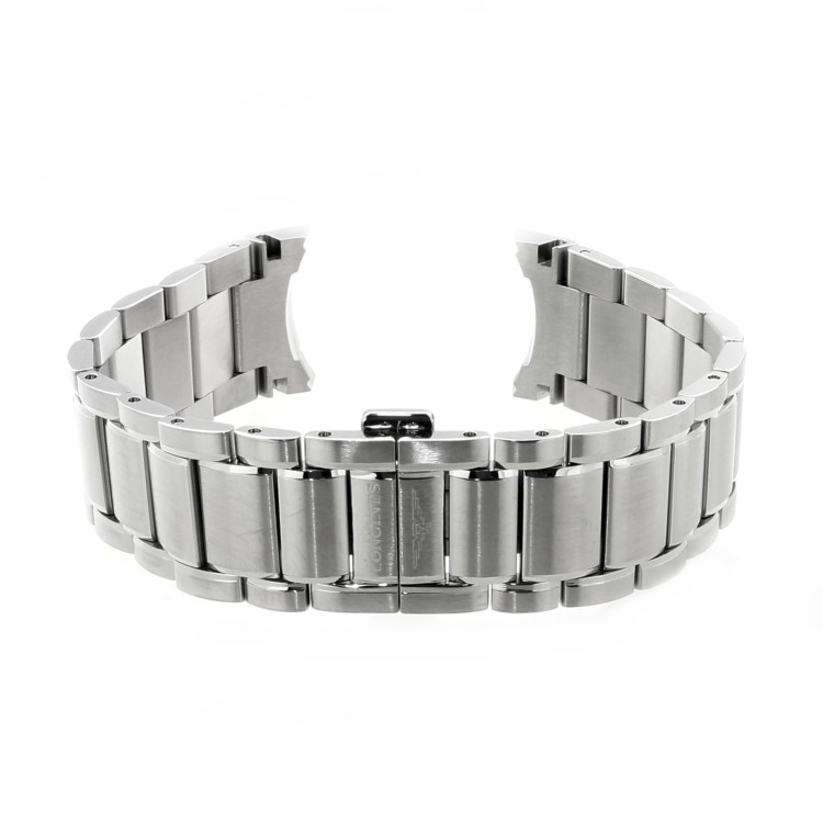 Longines Bracciale acciaio Spirit orologio 40mm, ansa 21mm.  L3.810.4 e simili.