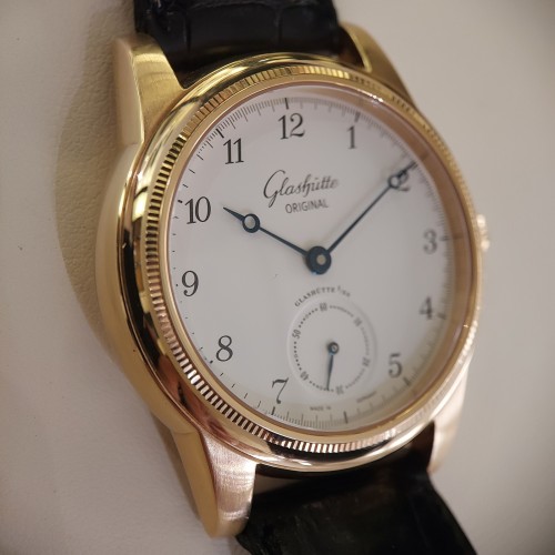 GLASHUTTE 1845 Classic ref 49-05-04-02-04 Meccanico a carica manuale 39 mm in Oro Rosa 18 kt