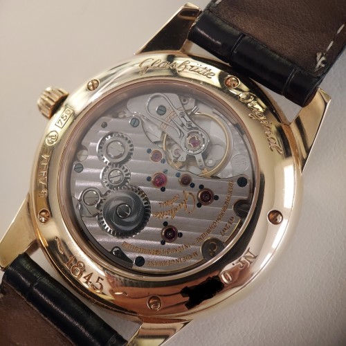 GLASHUTTE 1845 Classic ref 49-05-04-02-04 Meccanico a carica manuale 39 mm in Oro Rosa 18 kt