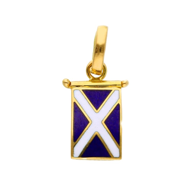 Iniziale Iniziale M Codice Nautico Oro 18 kt