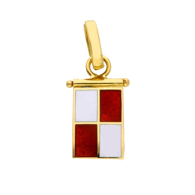 Iniziale Iniziale U Codice Nautico Oro 18 kt