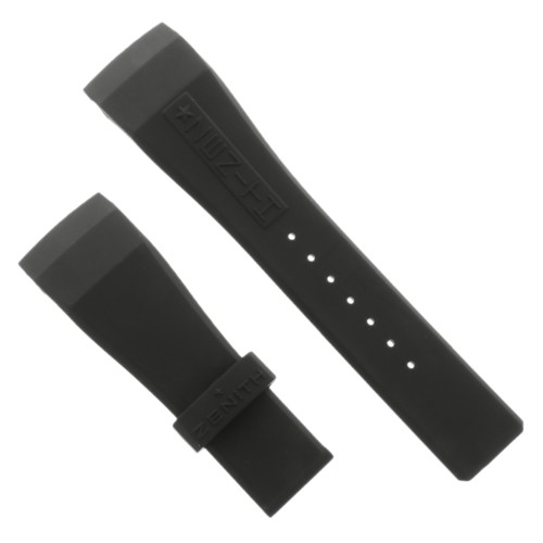 Zenith Cinturino Caucciù Nero 23/18 mm Grand Port Royal 03.0550.685 o 4021 , 03.0550.4039